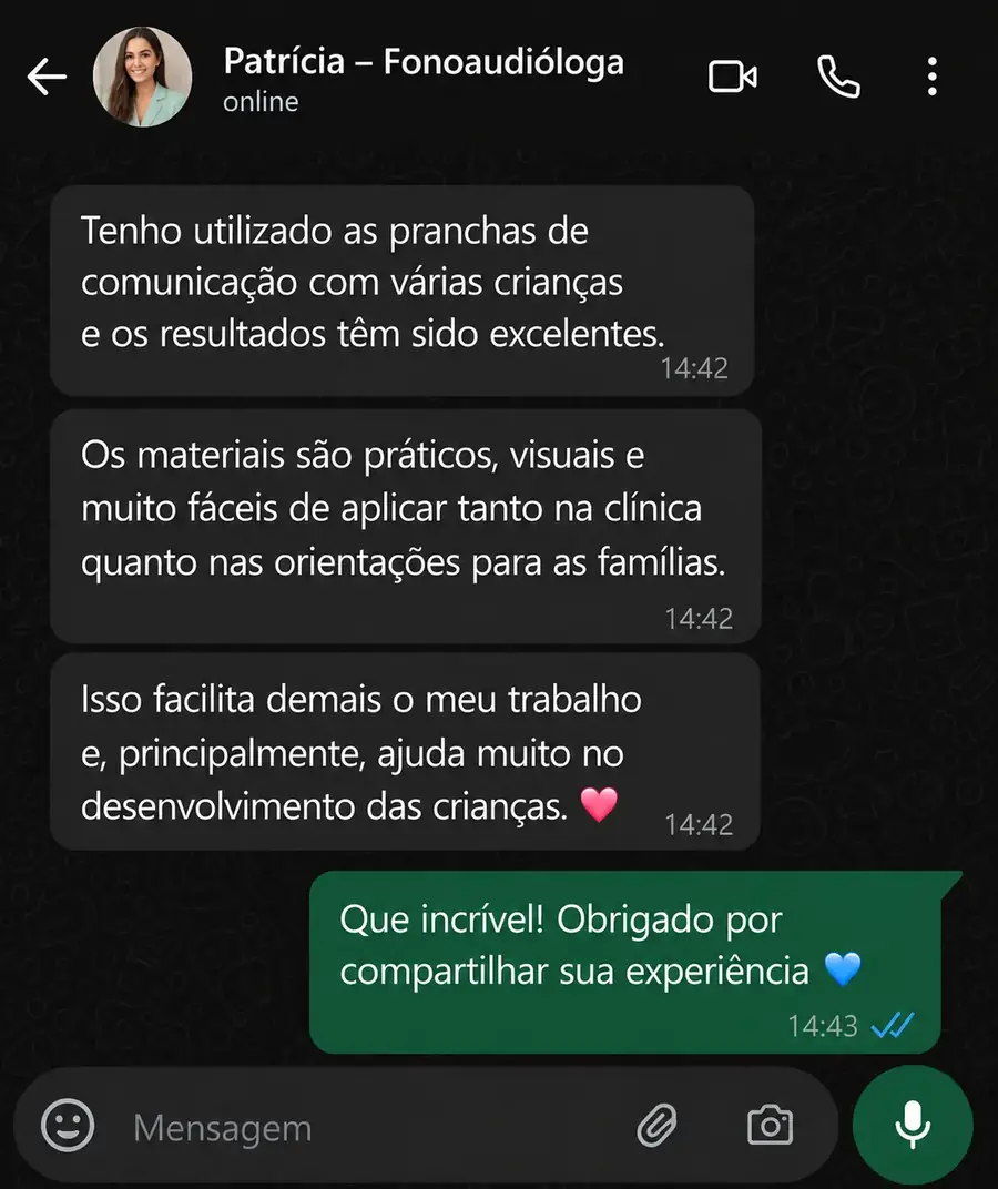 Testemunho de Patrícia - Terapeuta da Fala